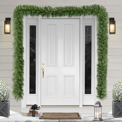 Puleo International 20 ft. x 10 in. Round Valley Pine Artificial Garland - Image 2