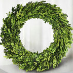 Boxwood Wreath Large 16 inch Preserved Natural Boxwood Wreath Home Decor Stay Fresh for Years Wreath for Christmas Halloween and Thanksgiving Home Decor for Indoor Only - Image 3