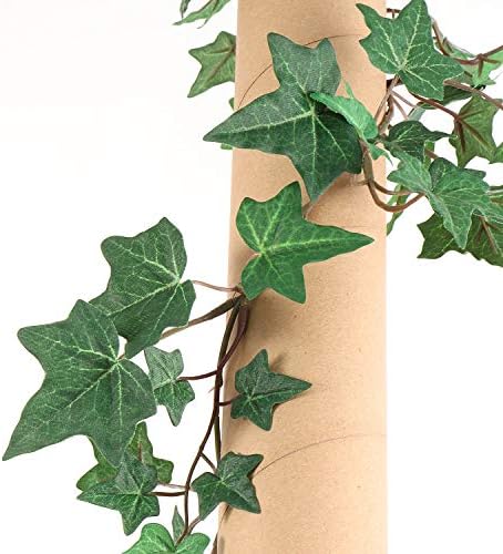 Larksilk 6 Ft Silk English Ivy Garland 6-Pack, Faux Greenery Vine - Image 5