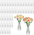 40Pcs Plastic Bud Vases Bulk Small Plastic Vases, Clear Container for Flowers Height Shatterproof Bud Vase, Mini Vintage Floral Vase for Home Decor, Living Room, Office Decoration, Party by Molain
