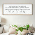 ZZJJHYWGQ Serenity Prayer, Bible Verse Wall Decor, 32''×12'', Wood by Unknown