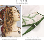 patdrea Designer French Velvet Throw Pillow Cover,22"x22"-Botticelli A - Image 5