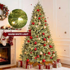 Treepool 7.5FT Prelit Artificial Christmas Tree, 2652PE/PVC Tips, 550Lights - Image 4