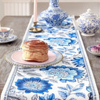 ISAENNE Designer French Linen Table Runner,71"x12"-Blanch - Image 5