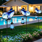 Solar Lights Outdoor 32.7in Metal Butterfly Garden Stakes with Solar Lights - Image 7