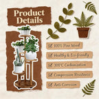 GEEBOBO 5 Tiered Tall Plant Stand for Indoor - Image 6