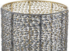 Northlight Twisted Iron Pillar Candle Holders 10.25" Gray Gold Finish Set 2 - Image 7