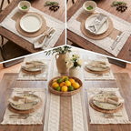 Britimes Table Runner Set, 26 Pack, for Kitchen Decor, Farmhouse Boho - Image 5