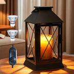 Candle Warmer Lamp with Timer, Farmhouse Rustic Lantern-Dark Bronze by Aaffkaacandlewarmerlamp