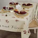 DII Rustic Autumn Leaves Kitchen Collection Thanksgiving & Fall Table Décor, Tablecloth, 60x120 - Image 4
