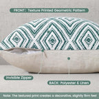 HPUK Throw Pillow Covers 18x18, Set of 4, Aqua Blue Couch Pillow Covers - Image 2