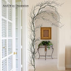 74" Spooky Halloween Tree Garland Moss Faux Willow Branches for Hanging(2) - Image 4