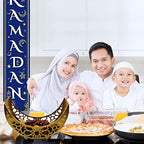 Moon Star Dinner Plate Tray Fruit Plate Ramadan Decoration, Eid Mubarak Moon Star Serving Tray Tableware Dessert Food Storage Container for Islam Muslim Party Festival Table Decor - Image 5
