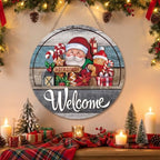 Yousoontic Interchangeable Welcome Sign,Retro Color,Grain Welcome - Image 4