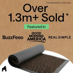 GORILLA GRIP WeatherMAX Door Mat, Indoor Outdoor, 72x24, Dark Brown Pebble - Image 4