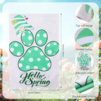 12 Pcs Seasonal Garden Flag Set 12 x 18 Inch Dog Paw Holiday Summer for Outside Decor Small Yard Flags for the Entire Year Double Sided Yard Flag for Halloween Christmas Thanksgiving St Patricks Day - Image 2