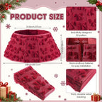 Soulchen Faux Fur Christmas Tree Collar - Image 2
