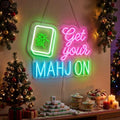 Zhengmy Mahjong Neon Sign for Wall Decor Get Your Mahjong Neon Sign by Zhengmy