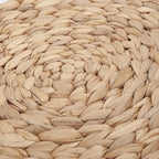 6 Pack Woven Placemats, Round Wicker Placemats, Rattan Place mats, Natural Hand-Woven Water Hyacinth Table Mats, Braided Straw Table Mats for Dining Table (15 inch) - Image 3