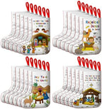 Toulite 24 Pcs DIY Color Your Own Christmas Stocking Craft Kit, Christian by Toulite