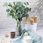 Waydress 20 Pcs Artificial Eucalyptus Stems Fake Bulk for Wedding Decor - Image 4