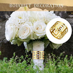 Hotop 250 Pcs Gold Napkin Rings Bulk, Metal Napkin Holder Buckles - Image 4
