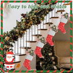 4 Pcs Christmas Stocking Holder for Mantel Fireplace Metal Stocking Hangers Hanging Hooks Heavy Duty Weighted Stocking Holder Bases for Xmas Shelf Fireplace Stair Decor (4, Bronze) - Image 5
