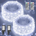 Fairy Lights for Bedroom Total 250 FT 760 LED, Extra Long Outdoor String Lights Waterproof, Timer & Memory, 8 Modes Dimmable Plug in Fairy for Classroom Outside Tree Wedding Patry Cool White by JIXXULVU