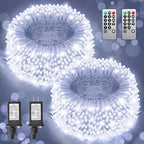 Fairy Lights for Bedroom Total 250 FT 760 LED, Extra Long Outdoor String Lights Waterproof, Timer & Memory, 8 Modes Dimmable Plug in Fairy for Classroom Outside Tree Wedding Patry Cool White by JIXXULVU