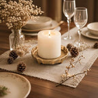 Cast Iron Pillar Candle Holder Plate, Vintage, 5 in, Set of 2 - Image 2