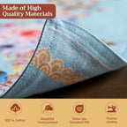 Maison d' Hermine Placemats Set of 4 Reusable 100% Cotton (13"x19") - Image 3