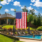 10FT Adjustable Garden Flag Pole Stand with Eagle Top for Outdoor - Image 6