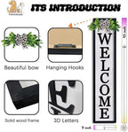 3D Outdoor Welcome Sign, 45"X9",Black - Image 2