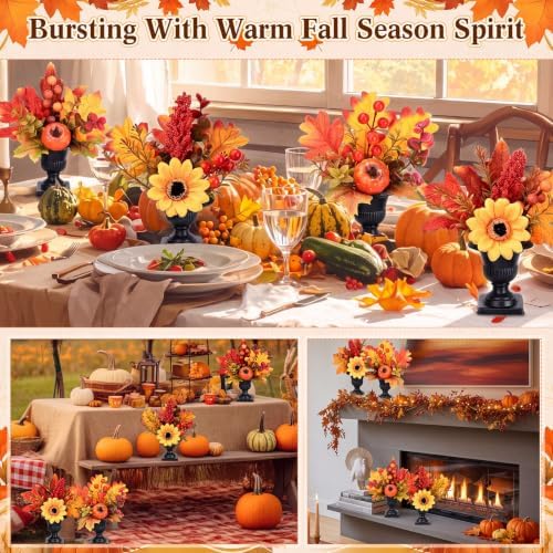 Suncallla 4 Pack 9.84 in Fall Table Centerpieces Decor - Image 4