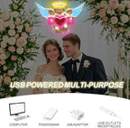 Cupid Neon Sign I Love You 15.75x9.45in Romantic LED Wall Light Dimmable - Image 5