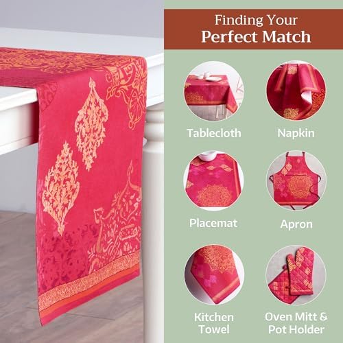 Maison d' Hermine Table Runner 100% Cotton 14.50" x 108" (Double Layer) - Image 5