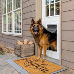 euoloar Outdoor Fall Coco Coir Door Mat Pumpkin Welcome Rugs with Heavy Duty Backing, Hey There Pumpkin Door Mat Non-Slip Farmhouse Floor Mats for Thanksgiving, Front Door, Fall Decor, Porch - Image 7