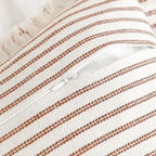 YEENAASY Throw Pillow Covers 16x16 Boho Striped Pillow Cases with Tassel - Image 3