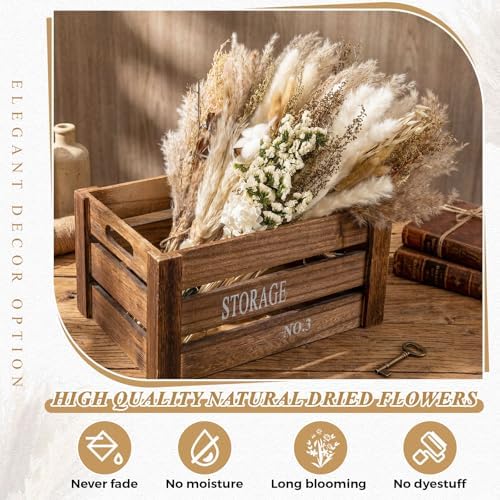 Layhit 8 Pack Large Size Boho Dried Flowers 15-17 Inch, Classic - Image 4