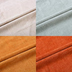Set of 4 Soft Textured Decorative Throw Pillow Covers 20x20 Inch Cozy Farmhouse Cushion Cover Square Accent Pillow Cases for Bed Couch Sofa Living Room, Beige Aqua Burnt Orange - Image 7