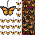HunnmingRe 16 Pcs Monarch Butterfly Decorations, Dia De Los Muertos Decor by HunnmingRe
