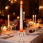 48 Pcs Clear Glass Taper Candle Holders Bulk, 2.5 in Taper Candle Holder - Image 6