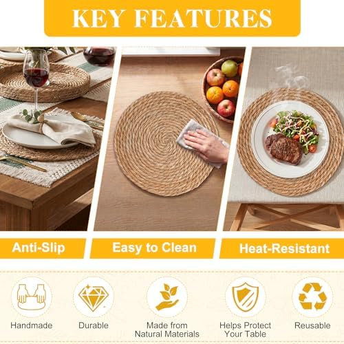 Britimes Table Runner Set, 26 Pack, for Farmhouse Decor, Boho Sage Green - Image 5