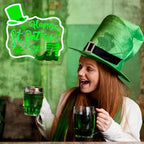 Happy St. Patrick's Day Art Neon Signs Shamrock LED Neon Lights Dimmable Wall Decor for Kids, Room, Office, St Patrick's Day Party Gift Art for Boys Girls-12.83 x 12.2 IN-USB Powered-Acrylic - Image 4