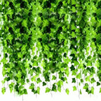 Fake Vines for Room Decoration Artificial Ivy Garland Hanging Vines Faux Vines Decor for Wall Bedroom Outdoors Garden Wedding Office Patio (SP-Lesves-72, 72PCS 518FT) by Unknown