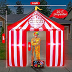 Halloween 10ft Tall Circus Inflatable Archway LED Circus Outdoor Entrance - Image 2