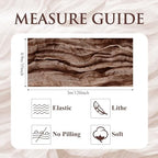 Cheesecloth Table Runner 10FT 12Pcs Brown Boho Gauze Rustic Sheer Runners - Image 2