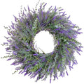24'' Lavender & Eucalyptus Wreath for Front Door by Wreath