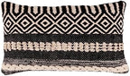 · REDEARTH · Textured Handwoven Throw Pillow Cases - Char Delineate Black - Image 2