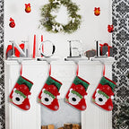 MCEAST Set of 4 Christmas Stocking Holders Noel Metal Stocking Hangers Mantel Hook Hangers Fireplace Stocking Hooks for Christmas Decoration - Image 4